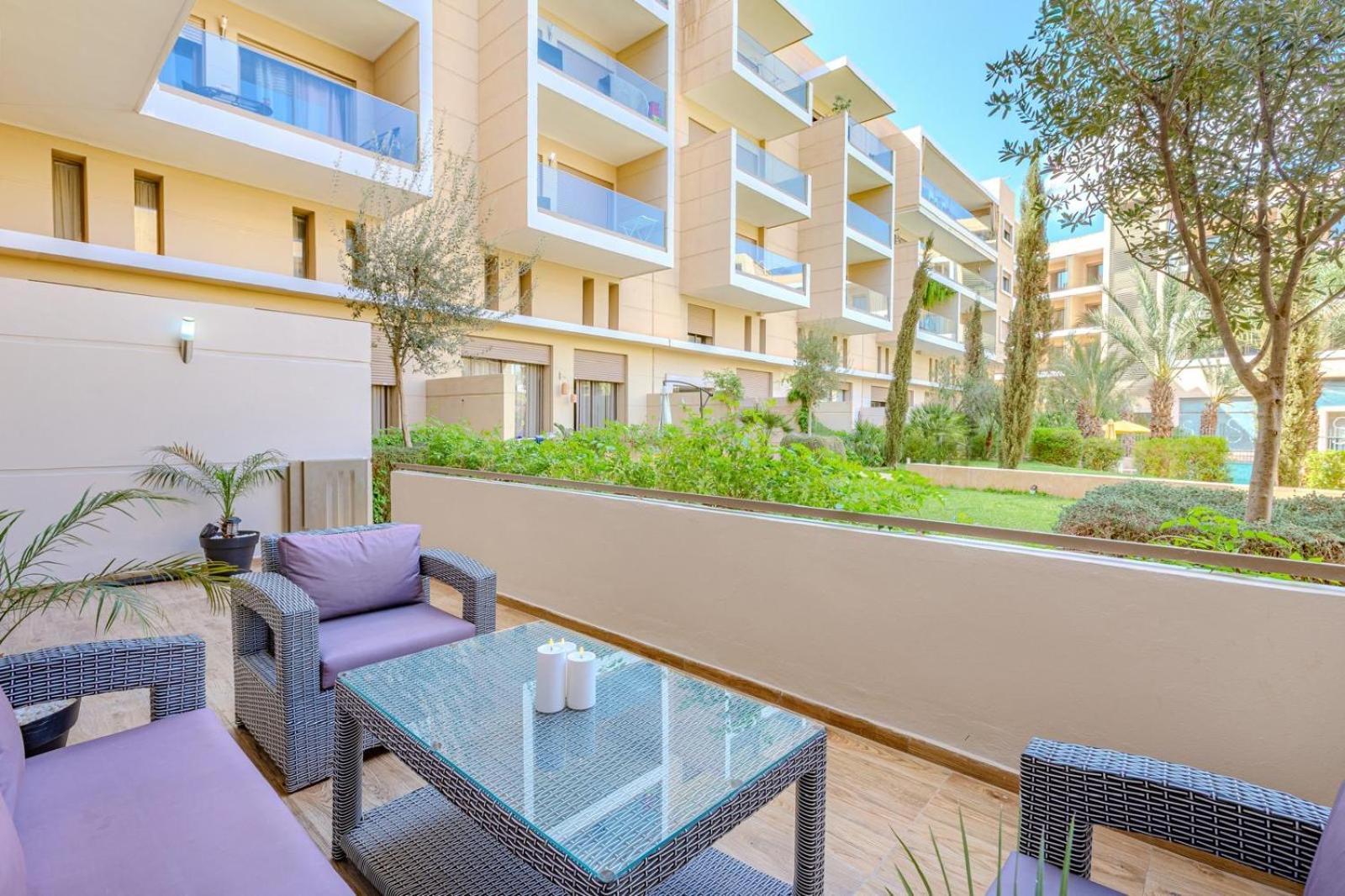 Apartmán Royal Deluxe Gold - Marrakech, Luxe Pool View Marakéš Exteriér fotografie