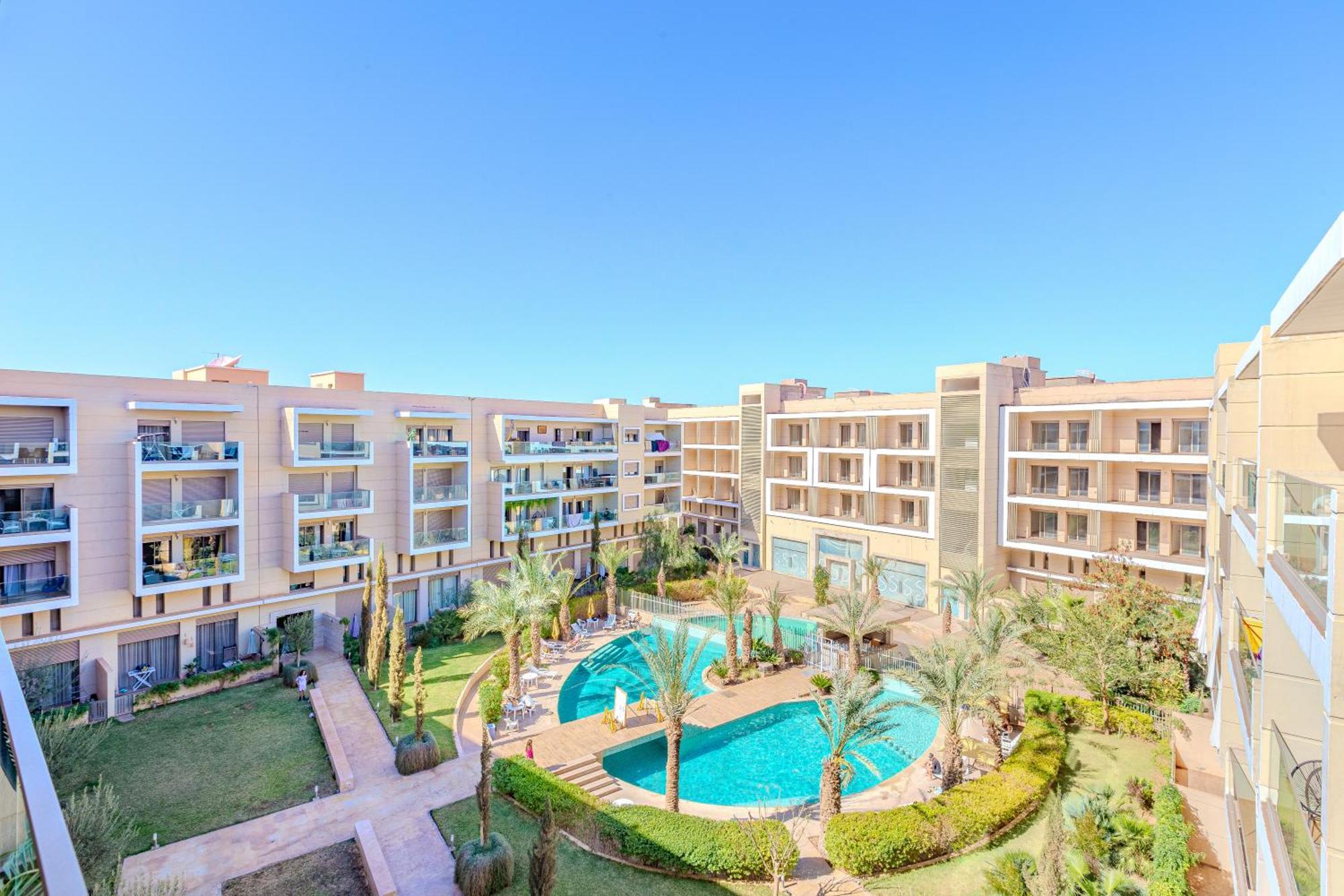 Apartmán Royal Deluxe Gold - Marrakech, Luxe Pool View Marakéš Exteriér fotografie