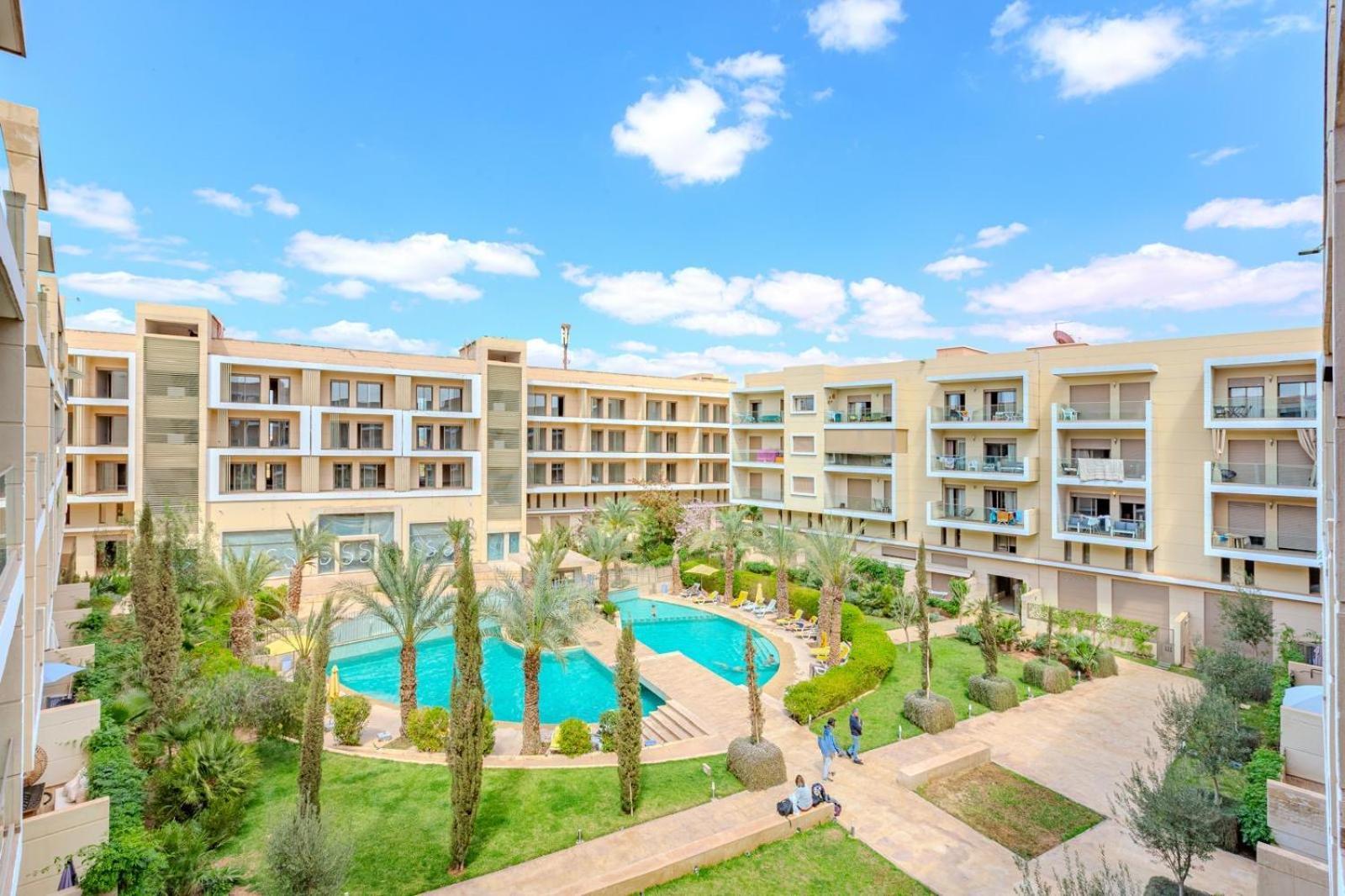 Apartmán Royal Deluxe Gold - Marrakech, Luxe Pool View Marakéš Exteriér fotografie